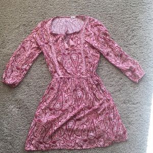 Red and Pink Hollister Dress